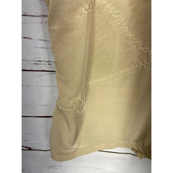 Panties Plus Tan Beige Size 1X Adjustable Straps Shaper Camisole Tank Top - Picture 3 of 7